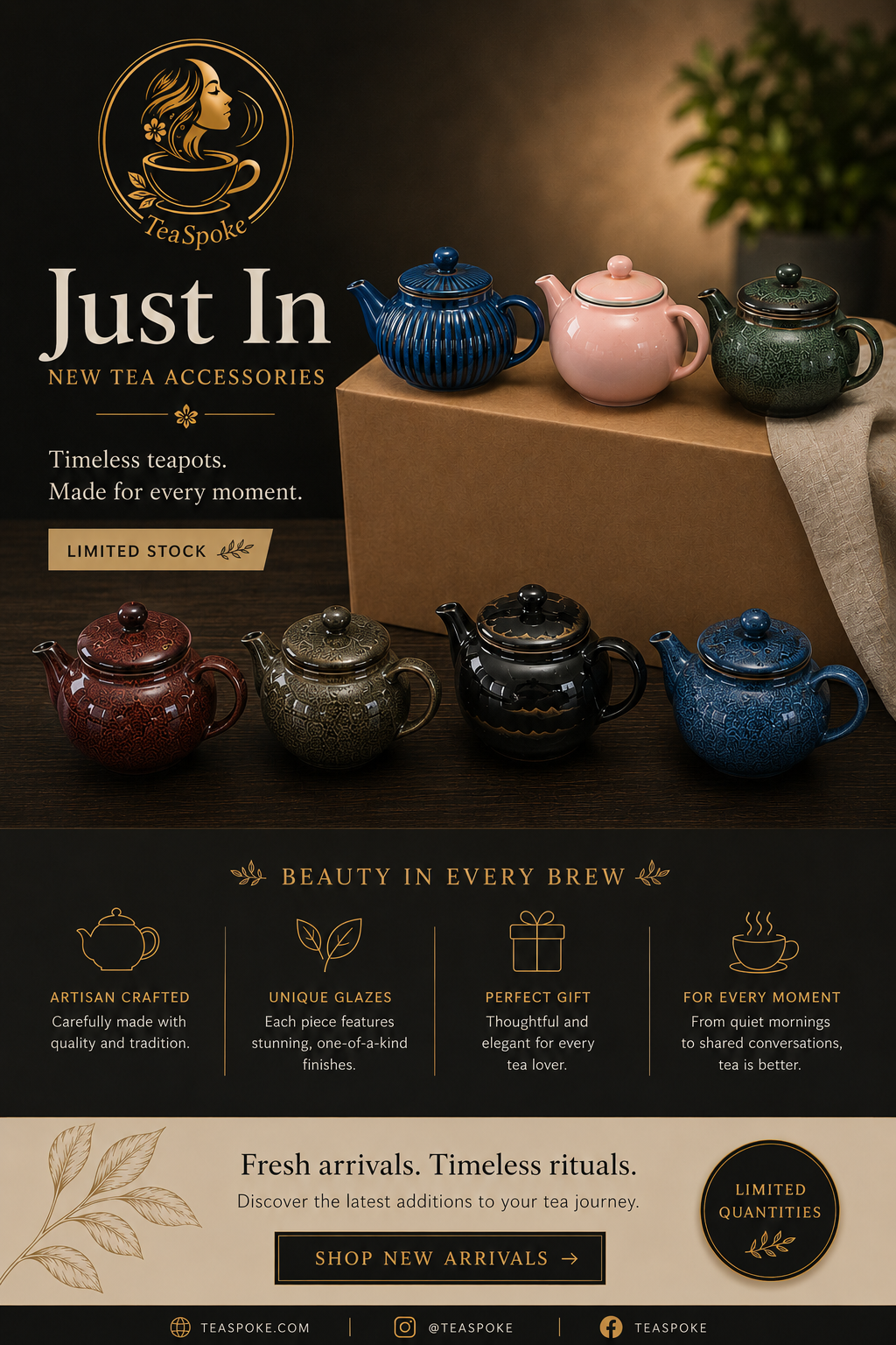 Japanese Style Ceramic Teapot Set