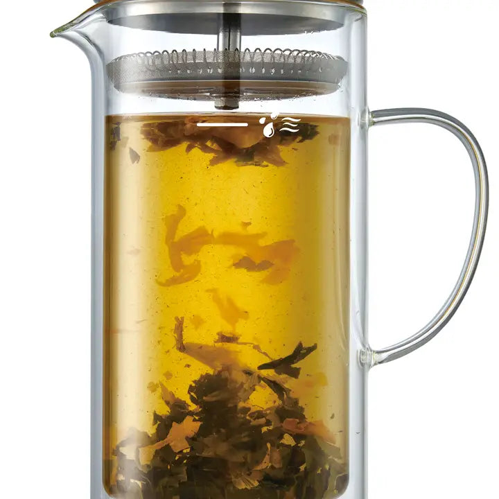 Glass Strainer Teapot - 24oz