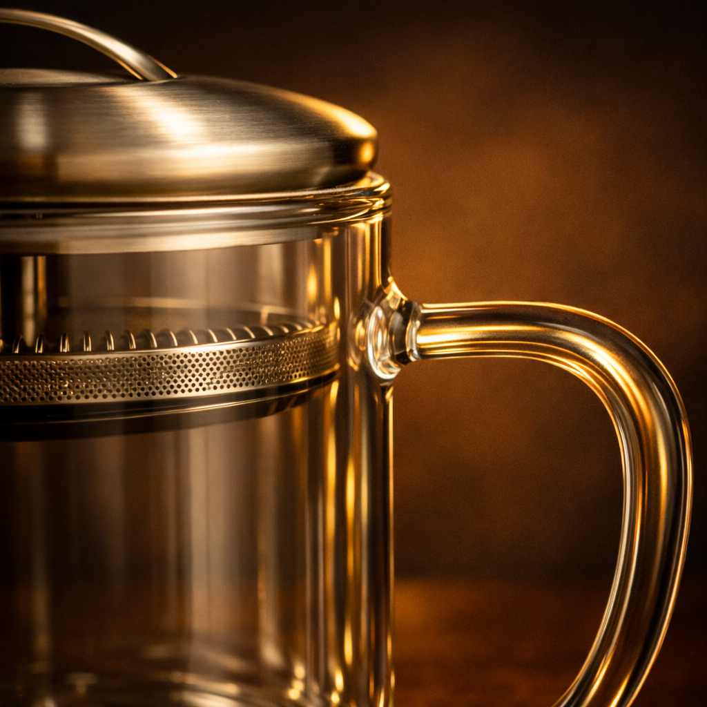 Glass Strainer Teapot - 15 oz
