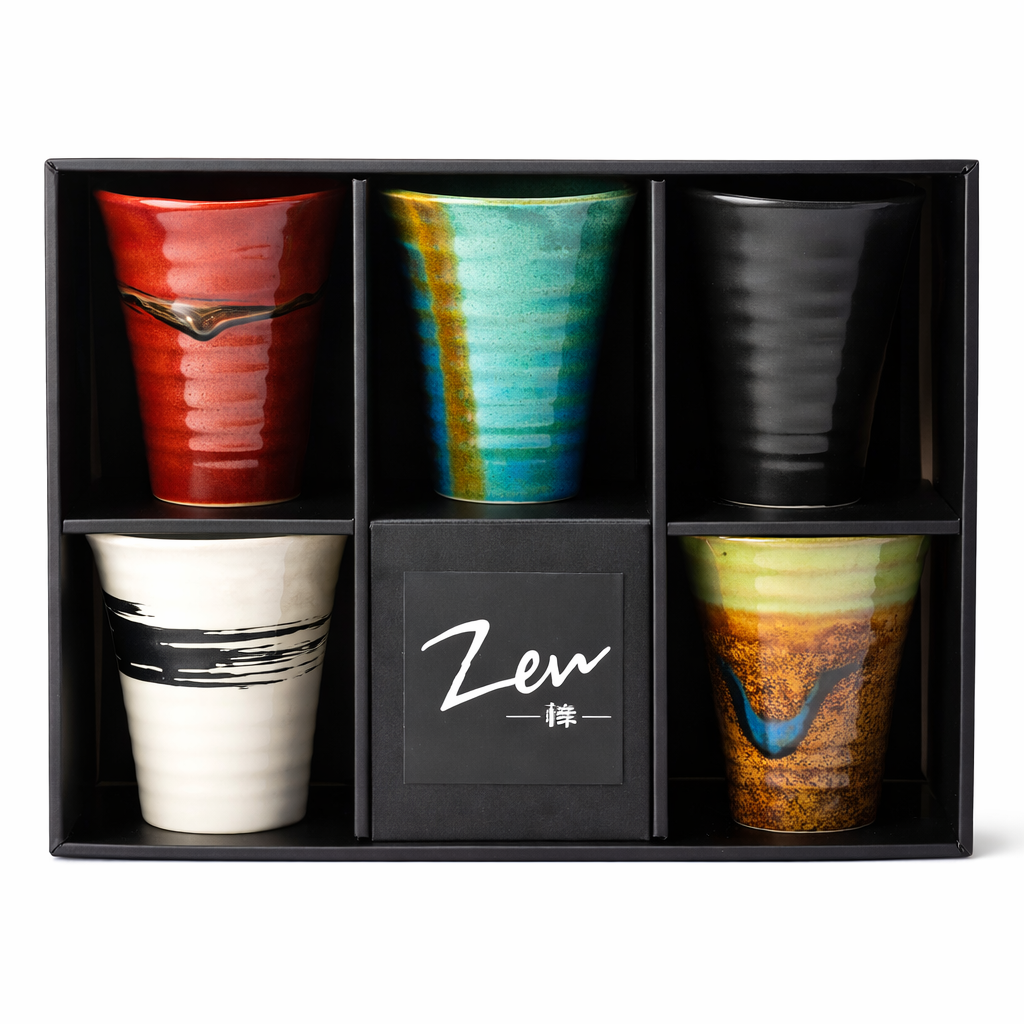 5 Piece Tea Cups Gift Set