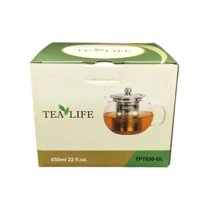 Glass Tea Pot - 22oz 4.5"H
