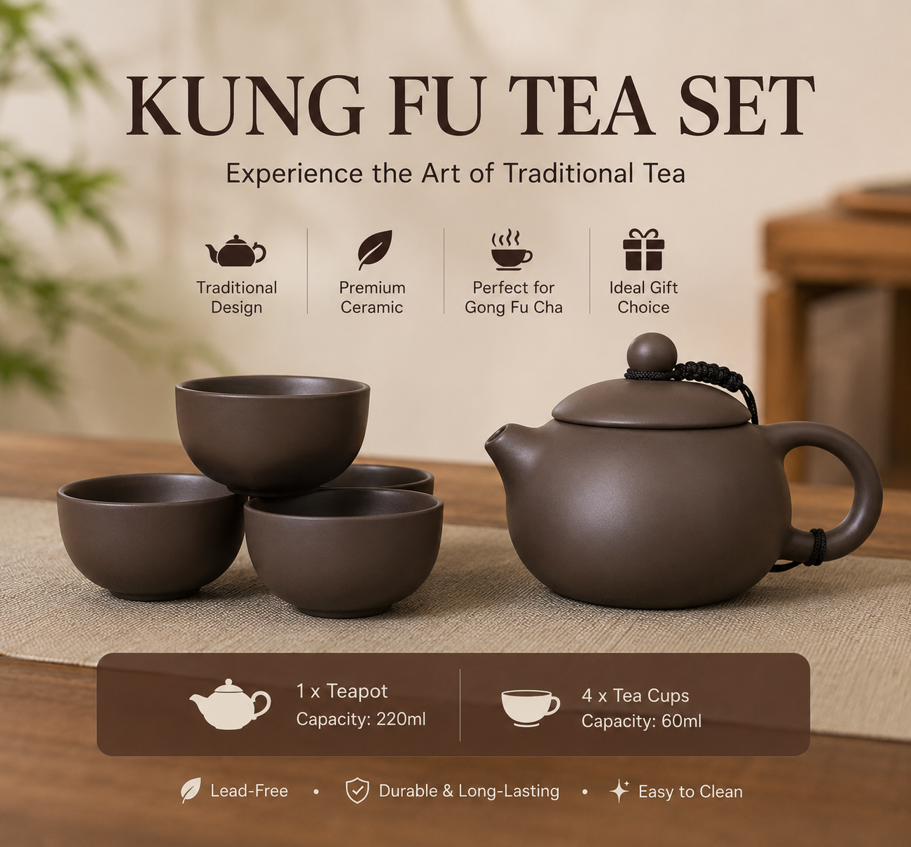 Kung Fu Tea Set